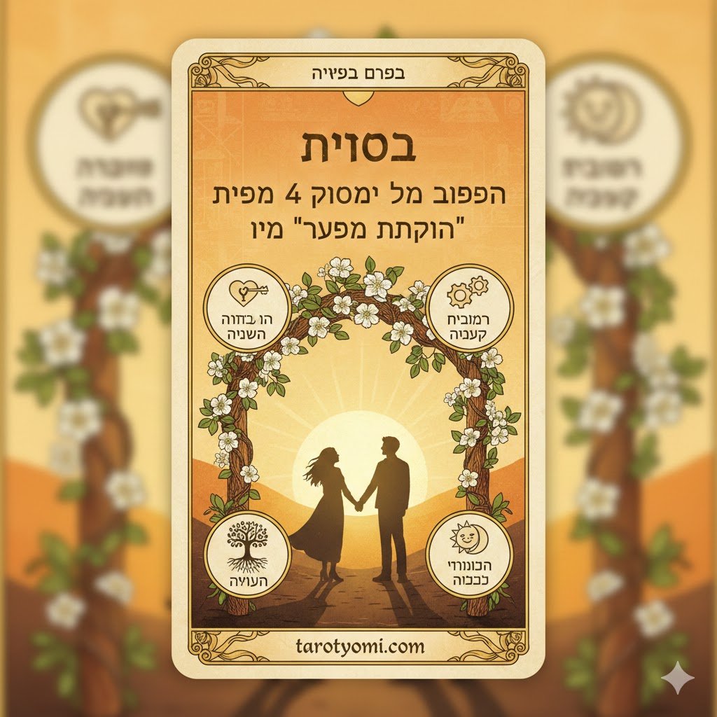 ארבעה מטות בטארוט 4 סימנים שהזוגיות שלכם היא