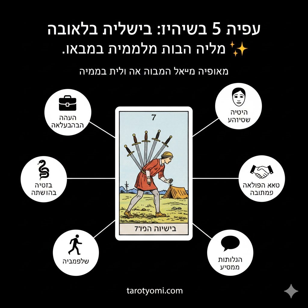 7 חרבות בטארוט: המדריך לזיהוי שקרים ובגידות 💔