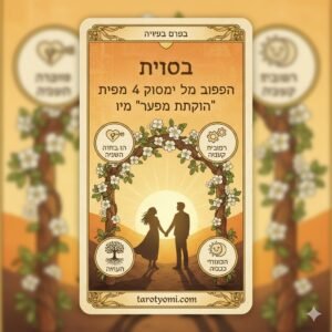ארבעה מטות בטארוט 4 סימנים שהזוגיות שלכם היא